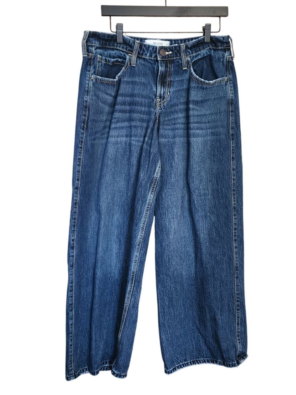 Hollister Low Rise Super Baggy Denim Jeans Womens Size 8 / 29